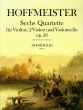 Hoffmeister 6 Quartette Op. 20 Violin-2 Violas-Violoncello (Score/Parts) (edited by Yvonne Morgan)