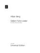 Berg 7 Fruhe Lieder (1907) Transposed version for Medium Voice and Pinao (German/English)