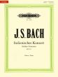 Bach Italienisches Konzert BWV 971 Klavier (edited by Ultich Bartels)
