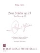 Juon 2 Stucke Op.25 for Clarinet [Bb/A] or Violin and Piano (Erstausgabe / First Edition)