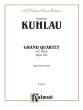 Kuhlau Grand Quartet Op.103 e-minor 4 Flutes (Parts)