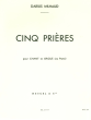 Milhaud 5 Prieres Op.231c Medium Voice-Piano[Organ]