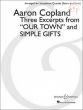 Our Town and Simple Gifts for 4 Saxophones (SATB) Score/Parts