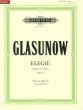 Glazunov Elegie g-minor Op.44 for Viola and Piano (edited by Rudiger Bornhoft) (Peters-Urtext)