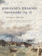 Brahms Serenade No.1 Op.11 in D-Major for Flute, Oboe, Clarinet in B flat & A, Horn in F, Bassoon, 2 Violins, Viola, Violoncello and Double Bass Full Score (Arranged by Chris Nex) (Grade 8)