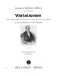 Wilms Variationen uber "Liebes Madchen hor mir zu, lass dir doch was sagen" C-major for Piano 4 Hands (edited by Bert Hagels)