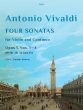 Vivaldi 4 Sonatas Op.5 No.1-4 RV 18, 30, 33, 35 for Violin and Bc (Edited by Timothy Roberts) (ABRSM and Trinity Grade 6)