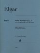 Elgar Salut d'Amour Op.12 (Violoncello-Piano) (edited by Rupert Marshall-Luck) (with fingering by Claus Kanngiesser) (Henle-Urtext)