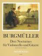 Burgmuller 3 Nocturnes Violoncello and Guitar Score and Parts (edited by Bernhard Pauler)