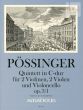 Quintet C-major Op.3 No.1 (2 Vi.- 2 Va.-Vc.)
