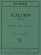 Popper  Requiem Op.66 fot 3 Violoncellos and Piano Score and Parts (arr. Daniel Morganstern)