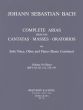 Bach Complete Arias and Sinfonias from the Cantatas, Masses, Oratorios Vol. 10 Bass-Oboe and Bc (Score/Parts) (edited by John Madden and C. B. Naylor)