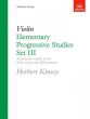 Kinsey Elementary Progressive Studies Set 3 (24 Studies in the third-second and fifth positions)