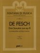 Fesch 3 Sonaten aus Op.8 Altblockflote und Bc