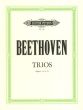 Beethoven Trios Op.3 - 8 - 9 - 25 (Vi.-Va.-Vc.) Stimmen (Peters)