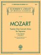 Mozart 21 Concert Arias vol.2 Soprano (Original texts with English version by L.Noel Finley)