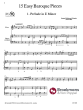 15 easy Baroque Pieces Flute and Piano (edited by Frans Vester)