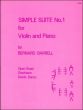 Barrell Simple Suite No.1 for Violin and Piano