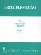 Flemming 25 Melodische Studien Vol.2 for Oboe mit leichter Klavierbegleitung