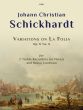 Schickhardt Variations on la Folia Op.6 No.6 for 2 Treble Records [or Flutes] and Bc (edited by David Lasocki)