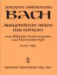 Bach Ausgewahlte Arien Vol.1 (Sopran Stimme mit Obligate Instrumente (Fl./Ob./Vi.]-Klavier[Orgel) (Score/Parts) (Eusebius Mandyczewski)