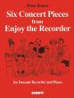 Bonsor 6 Concert Pieces (from Enjoy the Recorder)