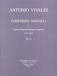 Vivaldi Concerto (Sonata) D-Major RV 84 Flute-Violin and Bc (Score/Parts) (David Lasocki and Robert Paul Block)