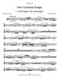 Lachner 2 German Songs Voice, Clarinet and Piano or 2 Clarinets and Piano Score and Parts