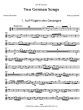 Lachner 2 German Songs Voice, Clarinet and Piano or 2 Clarinets and Piano Score and Parts