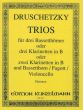 Druschetzky 8 Trios 3 Bassetthorner oder 3 Klarinetten [Bb] (Stimmen) (L. Sas-Kraszna)