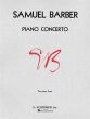 Barber Concerto Op.38 Piano and Orchestra (piano reduction)