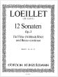 Koeikket 12 Sonaten Op.3 Vol.4 No.10-12 fur Flote [Altblockflote] und Bc (Herausgeber Istvan Máriássy)