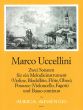 Uccellini 2 Sonatas Op. 2 No.1 and Op. 3 No.2 Melody Instrument (Vi. / Rec. / Fl. / Ob.] - Trombone [Vc. / Bsn.] and Bc (Score/Parts)