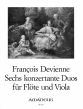 Devienne 6 konzertante Duos Op. 5 Flöte und Viola (Stimmen) (Bernhard Pauler)