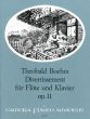 Boehm Divertissement Op.11 Flote und Klavier (Ursula Burkhard)