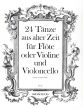 Album 24 Tänze aus alter Zeit Flote oder Violine und Violoncello (Spielpartitur) (Herausgegeben von Eric Guignard)