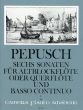 Pepusch 6 Sonaten Vol.1 (No.1-3) Altblockflöte[Flöte]-Bc (Willi Hess)