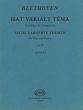 Beethoven 6 Variierte Themen Op.105 Flote und Klavier