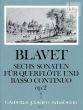 6 Sonaten Op.2 Vol.2 (No. 4 - 6) Flöte und Bc