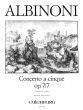 Albinoni Concerto A-dur Op. 7 / 7 Streichorchester (Partitur) (Walter Kolneder)