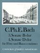 Bach Sonate No.3 B-dur (WQ 125) - Sonate No.4 D-dur (WQ126) Flöte-Bc (Manfredo Zimmermann)