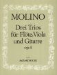 Molino 3 Trios Op. 4 for Flute, Viola and Guitar Parts (edited by Bernhard Pauler)