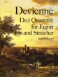 Devienne 3 Quartette Op.73 Fagott-Vi.-Va.-Vc. (Stimmen) (Fassung vom Komponisten) (Bernhard Pauler)