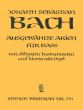 Bach Ausgewahlte Arien für Bass mit obl.Instrumenten und Klavier oder Orgel (Part./Stimmen) (Eusebius Mandyczewski)