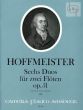 Hoffmeister 6 Duos Op. 51 2 Flutes (Score/Parts) (Bernhard Pauler)