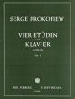 Prokofieff 4 Etuden Op. 2 Piano