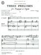 Starer 3 Preludes Trumpet and Organ