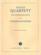 Genzmer Quartet No.3 GeWV 348 4 Saxophonen (SATB) (Part./Stimmen) (1989)