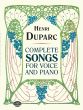 Duparc Complete Songs for Voice and Piano