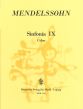 Mendelssohn Jugendsinfonie No .9 C-dur MWV N 9 Streichorchester (Partitur) (Hellmuth Christian Wolff)